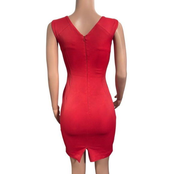 REISS Women’s Red Fitted Sheath Mini Dress - Picture 5 of 16